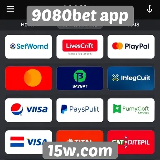 Métodos de pagamento disponíveis no 9080bet app